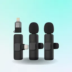 sacro K9 Dual Wireless Mic WithCollar Microphone for YouTube &Live Voice RecordingL149 Microphone-picture-25