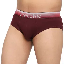 FRENCHIE Boys Pack Of 2 Mid-Rise Basic Briefs FR-BF-U1901-1X5-Black-Wine-XS image 2
