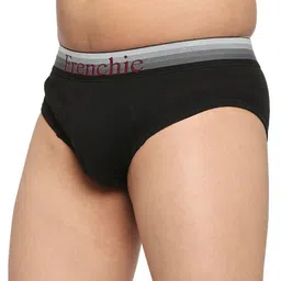 FRENCHIE Boys Pack Of 2 Mid-Rise Basic Briefs FR-BF-U1901-1X5-Black-Wine-XS image 3