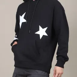 Shein Medium Length Full Sleeve Graphic Print Hoodie image 1