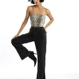 asos design Light-Wash Loose Straight Jeans with Split Hem-picture-12