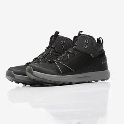 Men Water Resistant Mid Ankle Hiking Shoes Black - NH150-image-18
