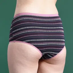 DressBerry Pack Of 3 Assorted Mid-Rise Hipster Briefs image 4