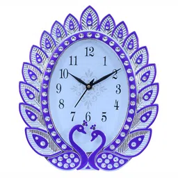 Sigaram Purple Printed Analogue Contemporary Wall Clock-picture-17