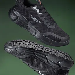 Red Tape Men Black Mesh Walking Shoes-picture-37