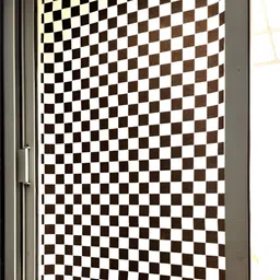 Jaamso Royals Black & White Printed Self-Adhesive Window Sticker image 2