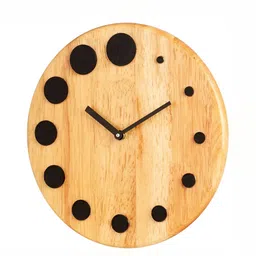 Crimson Knot Brown & Black Round Contemporary Wall Clock-picture-18