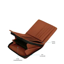 Funk For Hire Women Printed PU Water Resistant Two Fold Wallet with SIM Card Holder image 4