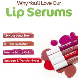 Mamaearth Naturally Matte Lip Serum with Matte Liquid Lipstick 3ml image 5