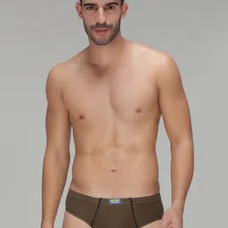 AMUL COMFY Pack Of 3 Mid Rise Pure Cotton Basic Briefs AC-CBRIIE-CB-NY-LBR-3XL-3PC image 3