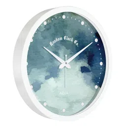 RANDOM Blue & White Printed Contemporary Analogue Wall Clock- RC-AQ-62056 image 3
