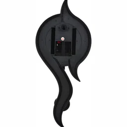 Attractionz Gold-Toned & Brown Analogue Round Wall Clock image 2