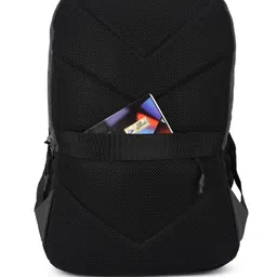The Roadster Lifestyle Co. Black Unisex Laptop Backpack image 3
