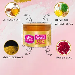 Lilium Set Of 2 Gold Face & Body Pack - 250g Each image 3