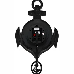 Attractionz Red Textured Round Analogue Wall Clock image 4