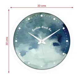 RANDOM Blue & White Printed Contemporary Analogue Wall Clock- RC-AQ-62056 image 5