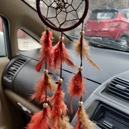 advbudh Feather, Nylon, Wood Dream Catcher image 4
