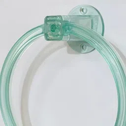 flipkart smartbuy 304 New Look Plastic ring, Wall Mounted plastic napkin holder (pack of 1) Green Towel Holder image 2