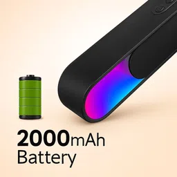 fire turtle 18W Bluetooth Soundbar | 2000mAh | 8H Playtime | RGB Lights | BT5.3, AUX, USB 18 W Bluetooth Speaker image 4