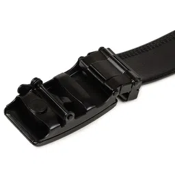 VOGARD Men Black PU Auto Lock Buckle Belt image 4