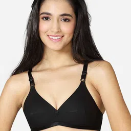 VStar Black Non Padded Non-Wired Everyday Bra-FANTASY-B-BLACK-image-14