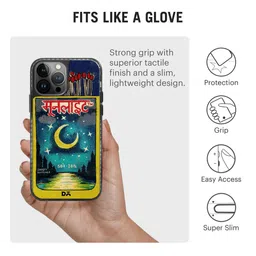 DailyObjects Adults Blue & Yellow Moonlight Printed iPhone 13 Pro Back Case image 4