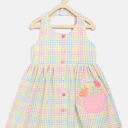 Nauti Nati Multicoloured Checked Halter Neck Dress image 4