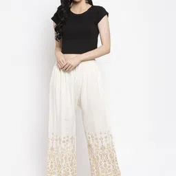 Clora Creation Pack Of 2 Women Floral Printed Palazzos image 5