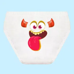 NUSYL Boys Pack Of 5 Graphic Printed Cotton Basic Briefs NUBCBRFPO5.0039 image 5