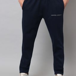 GRIFFEL Men Mid-Rise Fleece Track Pant-picture-40