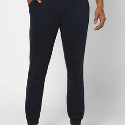 Ajile by Pantaloons Men Navy Blue Solid Cotton Joggers-picture-44