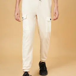 Ajile by Pantaloons Men Slim-Fit Training or Gym Cotton Joggers-image-38