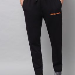 GRIFFEL Men Mid-Rise Fleece Track Pants-picture-39
