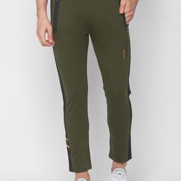 SPYKAR Men Green Solid Slim Fit Track Pants-picture-39