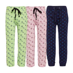 mack jonney VIMAL JONNEY Kids Pack of 3 Printed Cotton Lounge Pants-picture-41