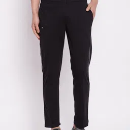 Camey Men Black Solid Track Pants-picture-11