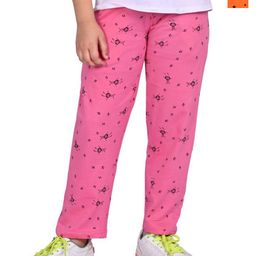 BAESD Girls Pack Of 2 Printed Pure Cotton Track Pants-picture-40
