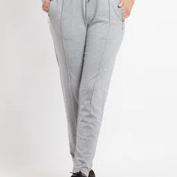 Status Quo Women Grey Melange Track Pants-picture-32