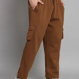 GRIFFEL Men Relaxed-Fit Fleece Track Pants image 5