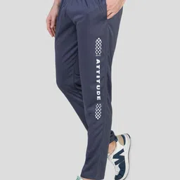 ZEFFIT Men Pack Of 2 Printed Mid Rise Track Pants image 2