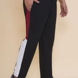 John Pride Men Plus Size Striped Regular Fit Cotton Track Pants image 4