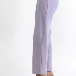 ARTICALE Women Straight Fit Mid-Rise Cotton Trousers image 4