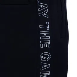 Status Quo Boys Black & Orange Colorblocked Track Pants image 3