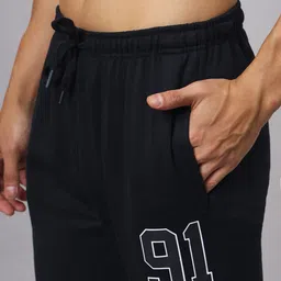 HERE&NOW Men Mid Rise Regular Fit Joggers image 4