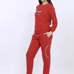 MAYSIXTY Women Typography Printed Mid Rise Lounge Pant image 4