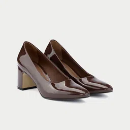 Oroh Leather Block Heel Pumps-picture-36