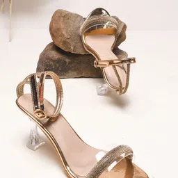 DressBerry PU Party Block Pumps-picture-15