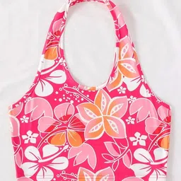 TANDUL Floral Print Styled Back Top image 2