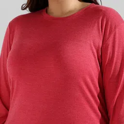 Instafab Plus Women Plus Size Round Neck Cotton Regular Top image 2
