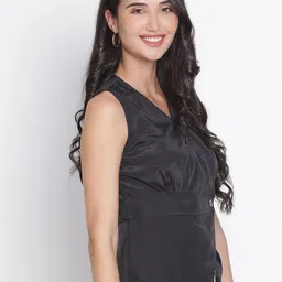 DRAAX Fashions V-Neck Wrap Top image 3